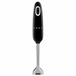 Smeg HBF11BLEU, Mélangeur par immersion, 1,5 m, 700 W, Noir, Acier inoxydable