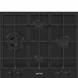 Smeg Classic PX364LMB plaque Noir Intégré 60 cm Gaz 4 zone(s)