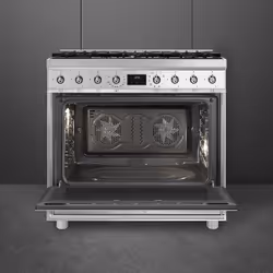 Smeg Symphony C9GMX2 Cuisinière gaz 115 L Acier inoxydable classe A - Vue supplémentaire 3