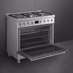 Smeg Symphony C9GMX2 Cuisinière gaz 115 L Acier inoxydable classe A - Vue supplémentaire 5