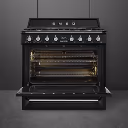 Smeg Victoria TR90BL2 four et cuisinière Gaz Noir A