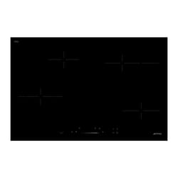 Smeg TAQUE ELECTRIQUE SE484EMTD Noir Comptoir 80 cm Céramique 4 zone(s)