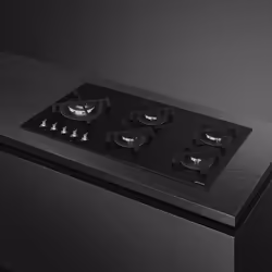Smeg Classic PV395LN plaque Noir Intégré 90 cm Gaz sur plaque de cuisson en verre 5 zone(s)
