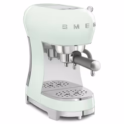 Smeg ECF02PGEU, Machine à expresso, 1,1 L, Café moulu, 1350 W, Vert