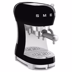 Smeg ECF02BLEU, Machine à expresso, 1,1 L, Café moulu, 1350 W, Noir