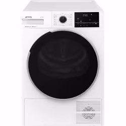 Smeg DNP82SEIN, Pose libre, Charge avant, Pompe à chaleur, Blanc, Rotatif, Tactile, Droite