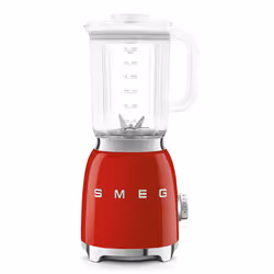Smeg BLF03RDEU, Mélangeur de table, 1,5 L, Fonction d'impulsion, Pileur de glace, 1 m, 800 W
