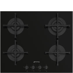 Smeg Universal PV264B plaque Noir Intégré 60 cm Gaz 4 zone(s)