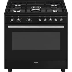 Smeg Concert CX91GMBL four et cuisinière Gaz Noir A