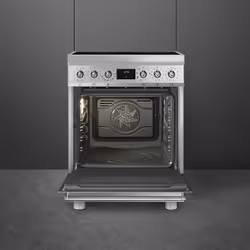 Smeg C6IMXM2 four et cuisinière Electrique Plaque avec zone à induction Acier inoxydable A