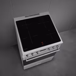 Smeg C6IMXM2 four et cuisinière Electrique Plaque avec zone à induction Acier inoxydable A - Vue supplémentaire 6