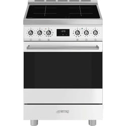 Smeg Symphony C6IPWHM2 four et cuisinière Electrique Plaque avec zone à induction Blanc A