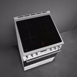Smeg Symphony C6IPWHM2 four et cuisinière Electrique Plaque avec zone à induction Blanc A - Vue supplémentaire 4