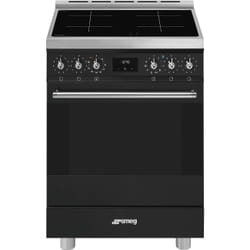 Smeg Symphony C6IPMBM2 four et cuisinière Electrique Plaque avec zone à induction Noir A