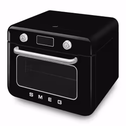 Smeg COF01RDEU Petit Noir, Acier inoxydable Boutons, Rotatif - Vue supplémentaire 4