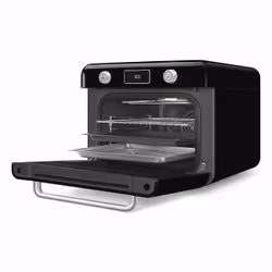 Smeg COF01RDEU Petit Noir, Acier inoxydable Boutons, Rotatif - Vue supplémentaire 6
