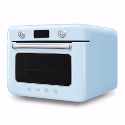 Smeg COF01PBEU four à vapeur Petit Bleu, Acier inoxydable Boutons, Rotatif
