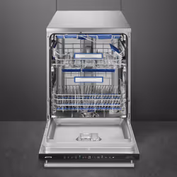 Smeg LVS345BQSTX Lave-vaisselle pose libre 60 cm 14 couverts classe B 44 dB Inox - Vue supplémentaire 4