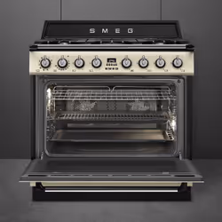 Smeg Victoria TR90GMP four et cuisinière A Electrique Gaz Crème