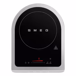 Smeg PIC01BLMEU, Noir, Gris, Comptoir, Plaque avec zone à induction, Verre-céramique, 1 zone(s), 1 zone(s)