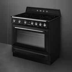 Smeg Victoria TR90IMBL four et cuisinière A Electrique Plaque avec zone à induction Noir
