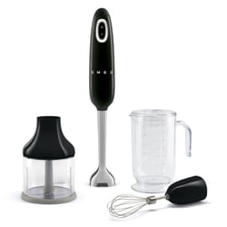 Smeg HBF03BLEU blender Mélangeur par immersion 700 W Noir, Acier inoxydable