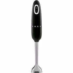 Smeg HBF03BLEU blender Mélangeur par immersion 700 W Noir, Acier inoxydable