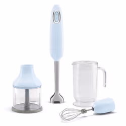 Smeg HBF03PBEU, Mélangeur par immersion, 1,5 m, 700 W, Bleu clair, Acier inoxydable