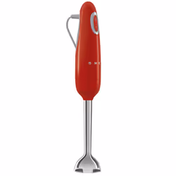 Smeg HBF03RDEU blender Mélangeur par immersion 700 W Rouge, Acier inoxydable