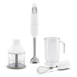 Smeg HBF03WHEU blender Mélangeur par immersion 700 W Acier inoxydable, Blanc