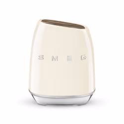 Smeg KBSF02CR bloc à couteaux Plastique, Acier inoxydable, Bois Chrome, Crème, Bois