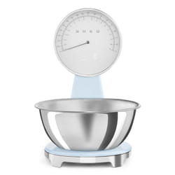 Smeg KSF01PBWW escabeaux de cuisine Bleu, Chrome Comptoir Balance de ménage électronique