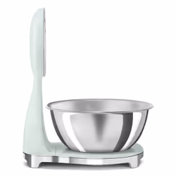 Smeg KSF01PGWW escabeaux de cuisine Chrome, Vert Comptoir Balance de ménage électronique