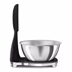 Smeg KSF01BLWW escabeaux de cuisine Noir, Chrome Comptoir Balance de ménage électronique
