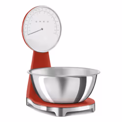 Smeg KSF01RDWW escabeaux de cuisine Chrome, Rouge Comptoir Balance de ménage électronique - Vue supplémentaire 4