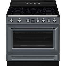 Smeg Victoria TR90IMGR four et cuisinière A Electrique Plaque avec zone à induction Gris