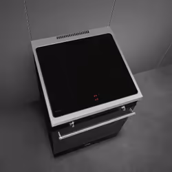Smeg Symphony C6IMBLT2 four et cuisinière Electrique Plaque avec zone à induction Noir A - Vue supplémentaire 6