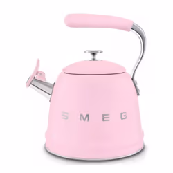 Bouilloire sifflante WKF01PK de Smeg Type de produit : Bouilloire sifflante. Catégorie : Petit-déjeuner. Sans fil : Oui. Rota ...