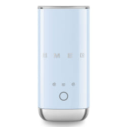 Smeg MFF02PBEU Mousseur et réchauffeur de lait Automatique Bleu, Chrome