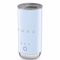 Smeg MFF02PBEU Mousseur et réchauffeur de lait Automatique Bleu, Chrome