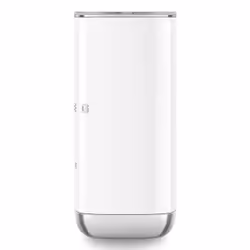 Smeg MFF02WHEU Mousseur et réchauffeur de lait Automatique Chrome, Blanc