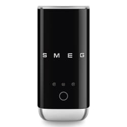 Smeg MFF02BLEU Mousseur et réchauffeur de lait Automatique Noir, Chrome