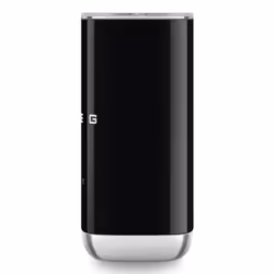 Smeg MFF02BLEU Mousseur et réchauffeur de lait Automatique Noir, Chrome