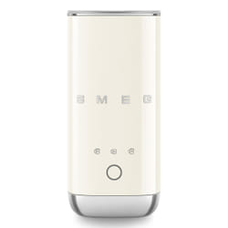 Smeg MFF02CREU Mousseur et réchauffeur de lait Automatique Chrome, Crème