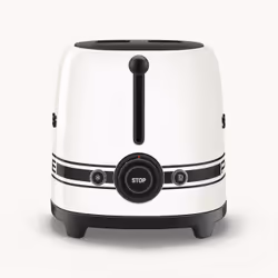 Smeg TSF01PCWEU grille-pain 6 4 part(s) 950 W Noir, Blanc - Vue supplémentaire 3
