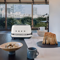 Smeg TSF01PCWEU grille-pain 6 4 part(s) 950 W Noir, Blanc - Vue supplémentaire 7