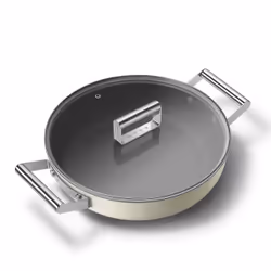 Smeg DPF2812CRM fait-tout Aluminium, Acier inoxydable 4,3 L 28 cm - Vue supplémentaire 2