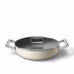 Smeg DPF2812CRM fait-tout Aluminium, Acier inoxydable 4,3 L 28 cm - Vue supplémentaire 6
