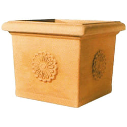 Fraschetti - Vase carré avec Impruneta Telcom Rosé 49x49x41 cm