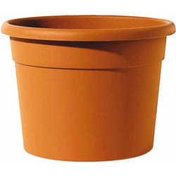 Vase de résine de jardin ronde pour les fleurs et les plantes Diana Telcom Ø15xH11 cm.